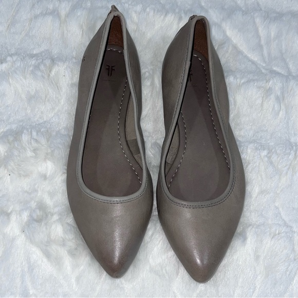 Frye Regina Ballet Flats Taupe - Picture 3 of 7